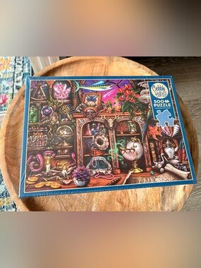 *UNOPENED* Cobble Hill 500-Piece Puzzle — Cabinet of Curiosities